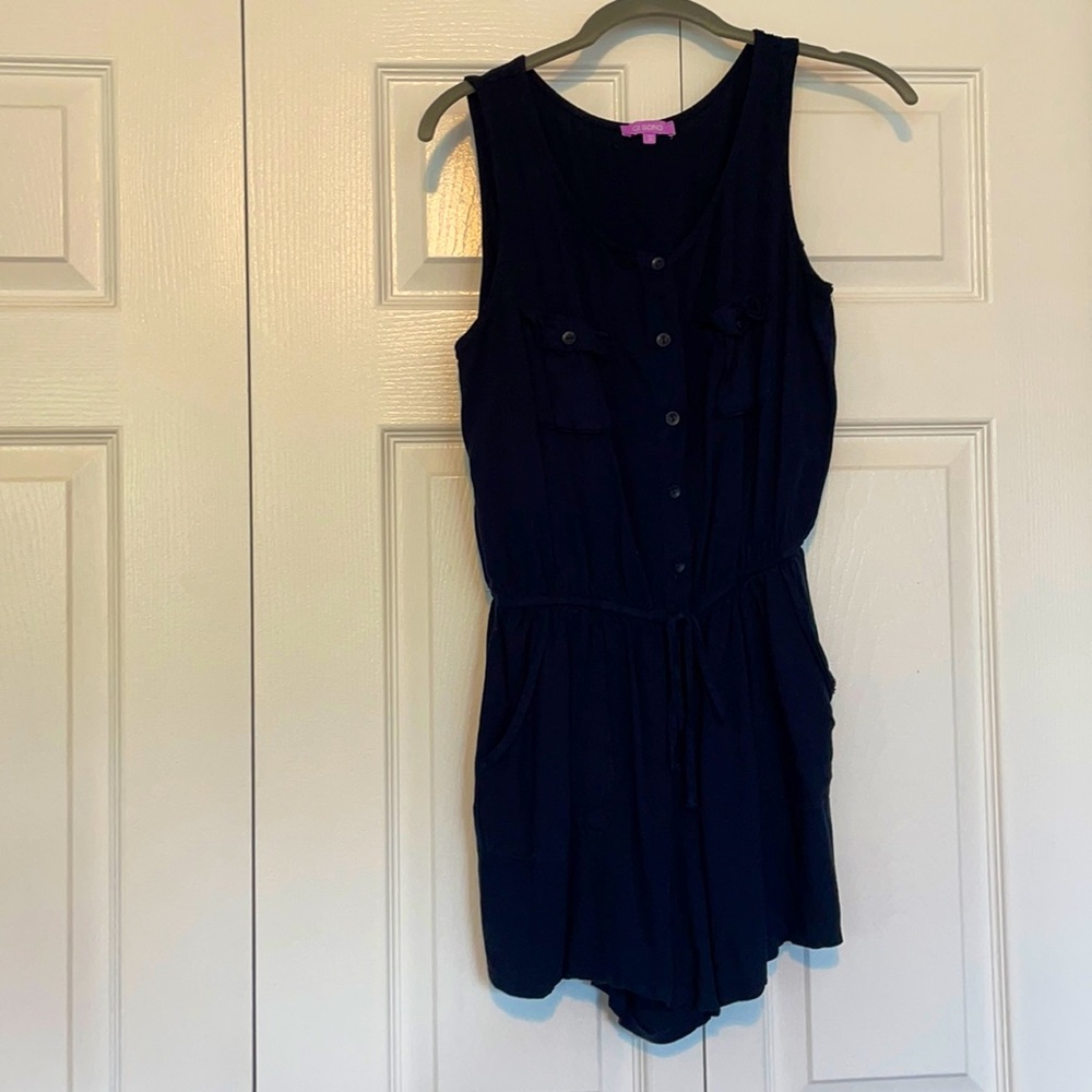 Dark blue romper